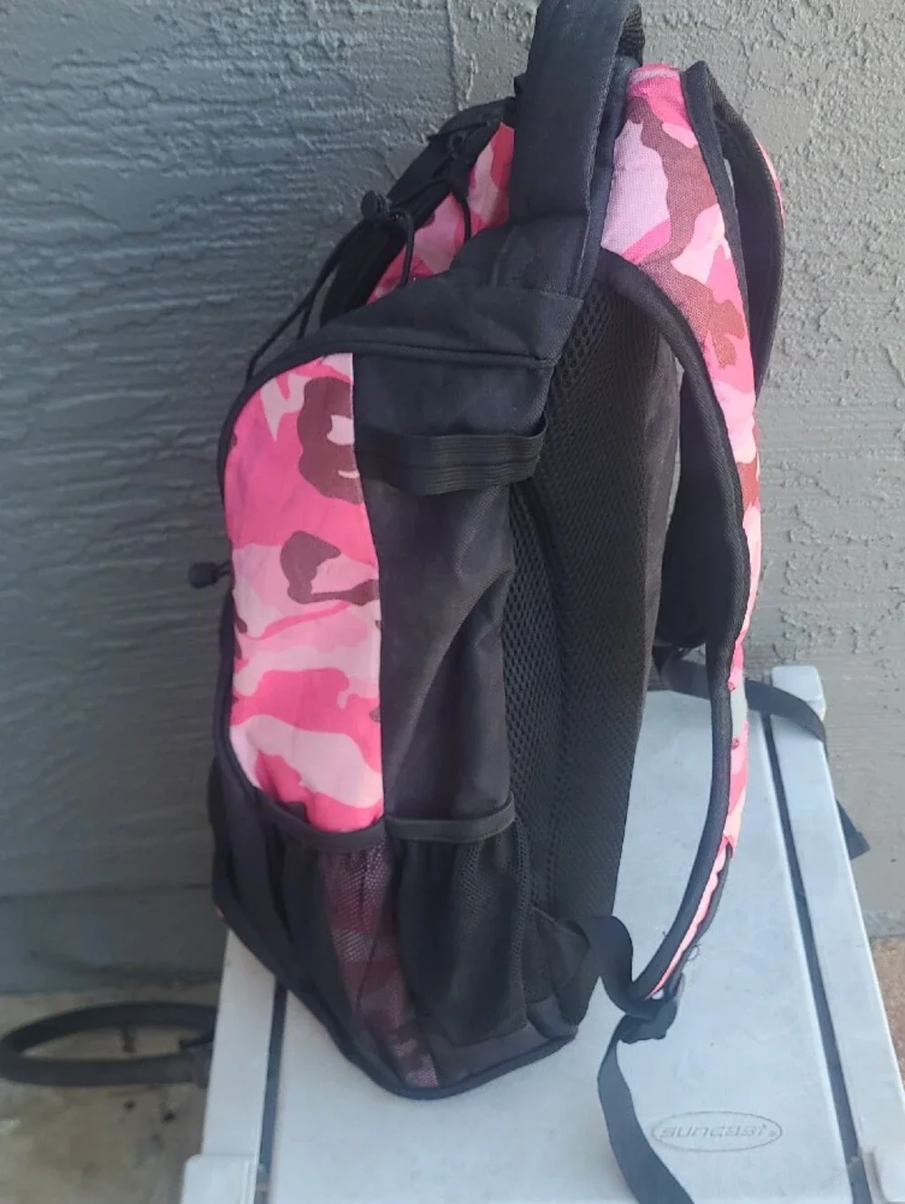 Pink Camo Kids' Softball Backpack - Unbranded